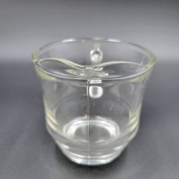 Vintage Creamers Syrup Pitchers Condiment And Sugar Bowl Servers Clear Glass - Picture 7 of 16